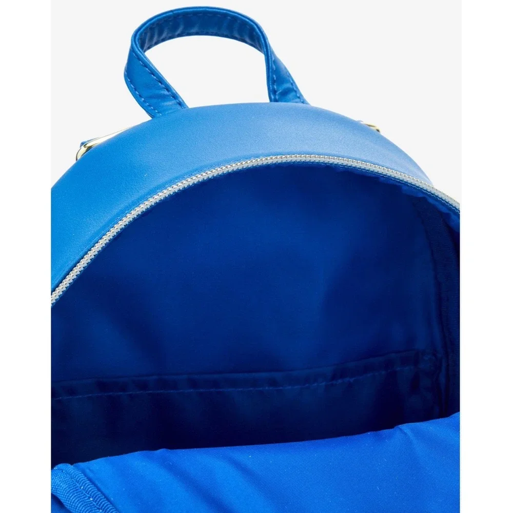 Loungefly Pixar Up Mini Backpack House Balloons Stained Glass‎ Bag NWT
